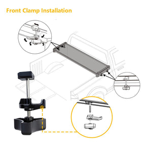 LLNSEAUTO clamp being installed in truck showing simple DIY repair benefit
