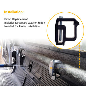 LLNSEAUTO clamp holding topper flange in use for vibration reduction benefit