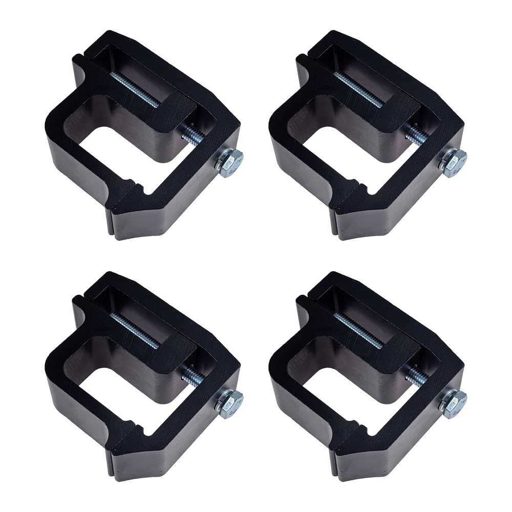 LLNSEAUTO clamps front view showing hardware and easy installation benefit