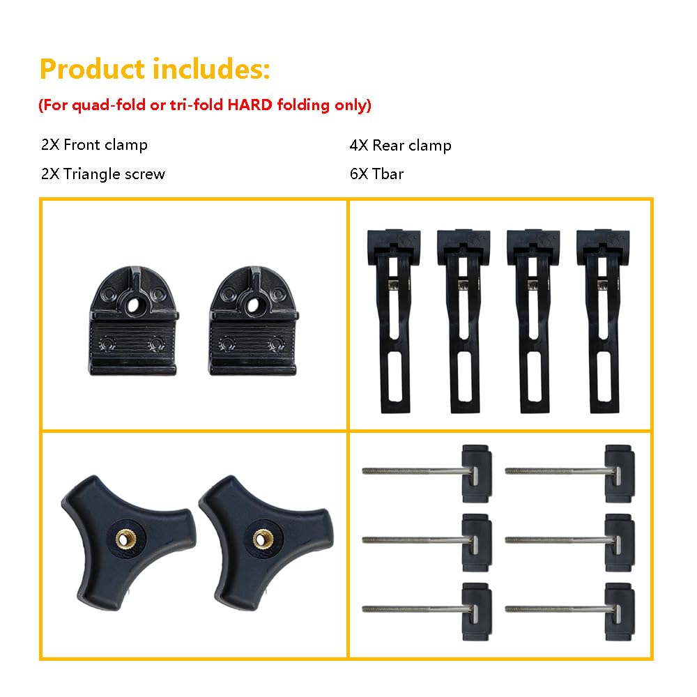 LLNSEAUTO rear clamps group demonstrating stable rear anchoring benefit