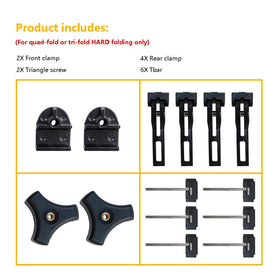 LLNSEAUTO rear clamps group demonstrating stable rear anchoring benefit