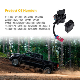 LLNSEAUTO vent solenoid label showing OE numbers for correct part matching