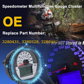LLYZFED close-up digital display showing odometer and fuel readouts for accuracy