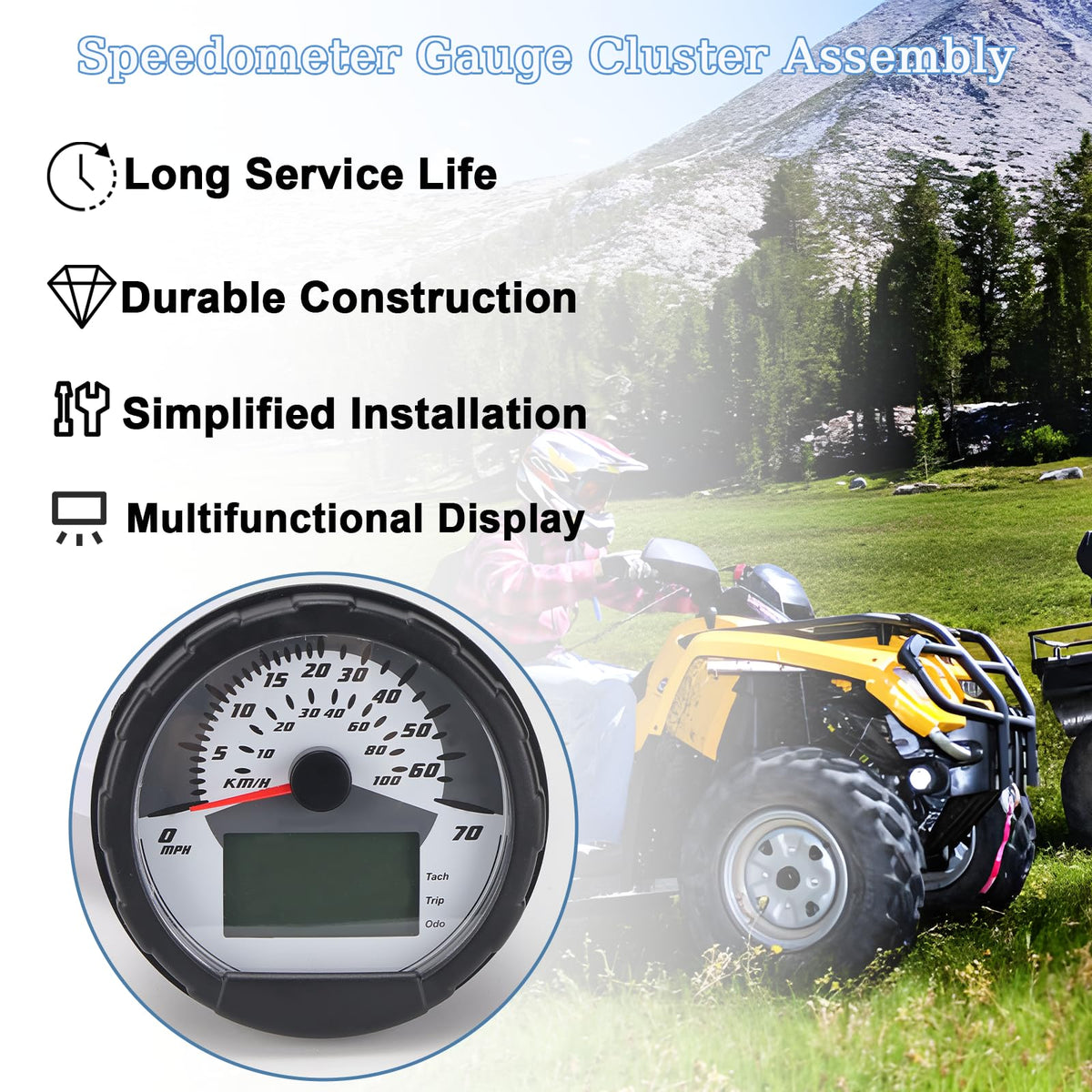 LLYZFED connector and pinout detail illustrating plug-and-play installation benefit
