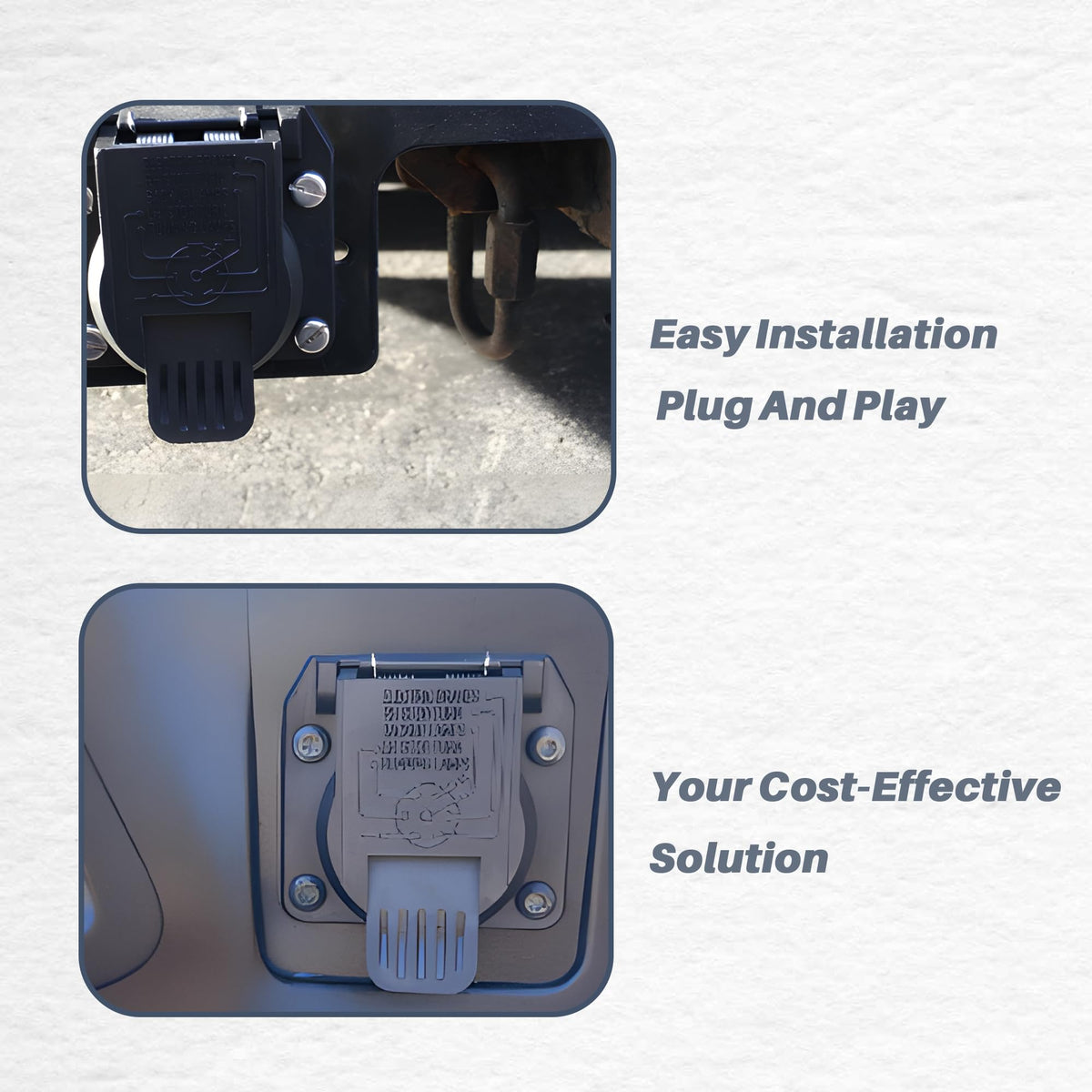 LLYZFED weather seal and plastic body detail highlighting durability and corrosion resistance