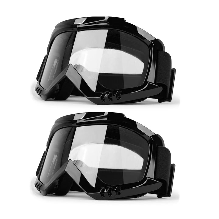 LMAVAG front view goggles showing wide lens and clear field of vision benefit