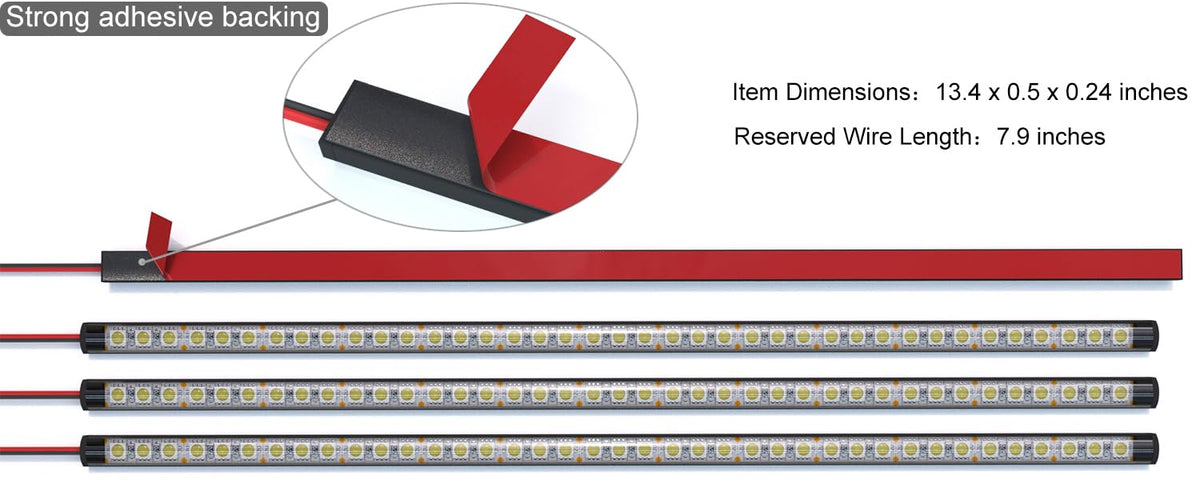 LMGYES close-up of SMD5050 LED array showing even light output and clarity benefit