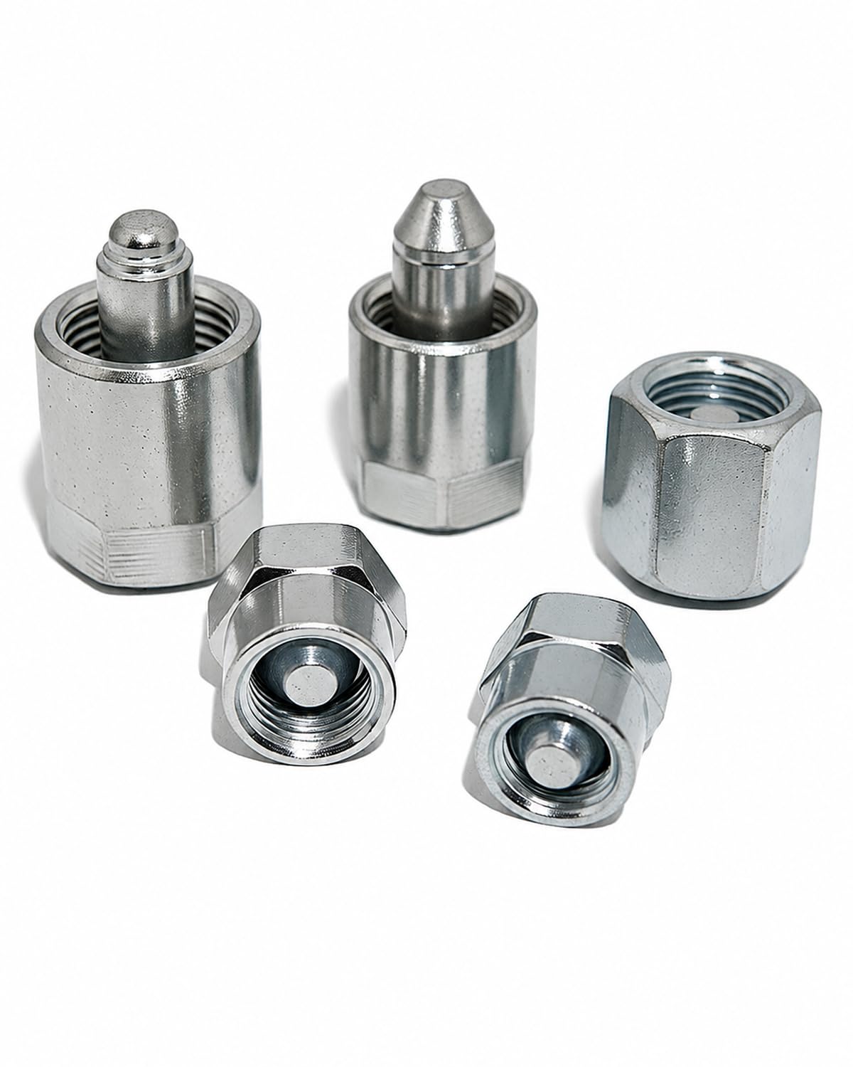 Lnkvorx 5 pack front layout showing all five fuel rail caps for versatile diagnostics