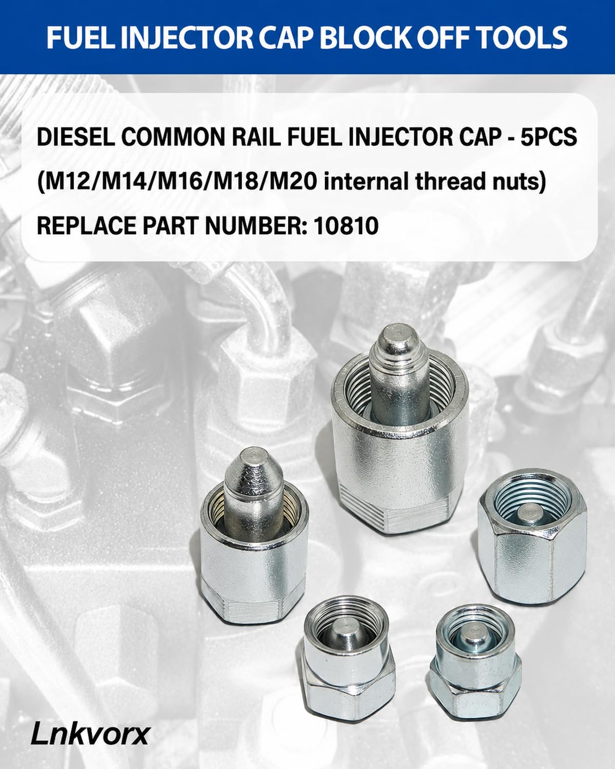 Lnkvorx close-up of internal threads showing precise M12–M20 fits for reliable sealing