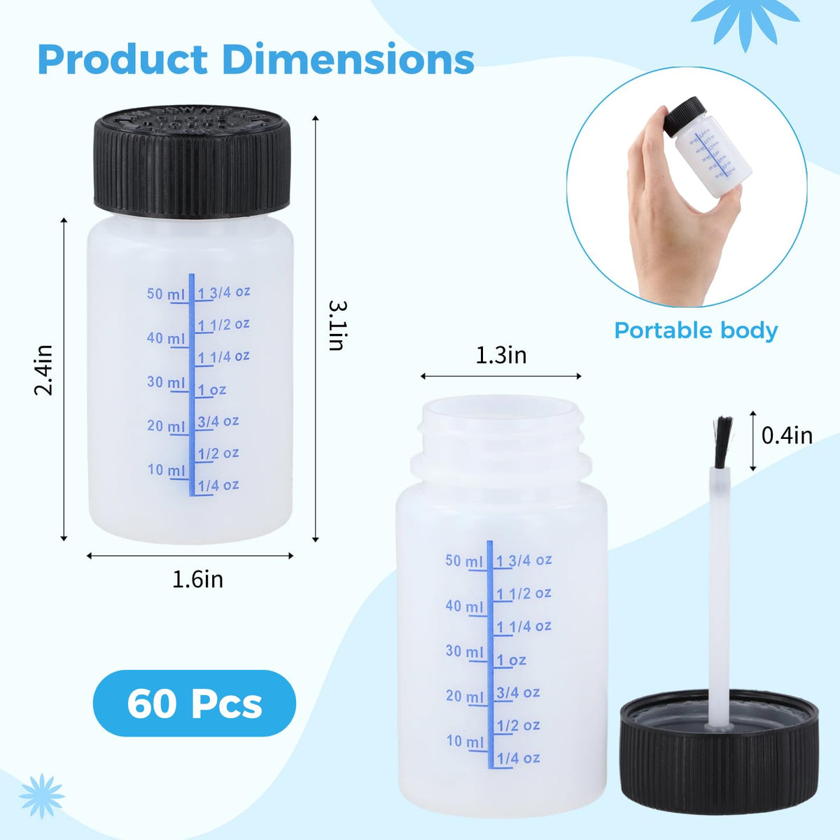 Lnrueg applicator brush stored in cap demonstrating neat direct application benefit