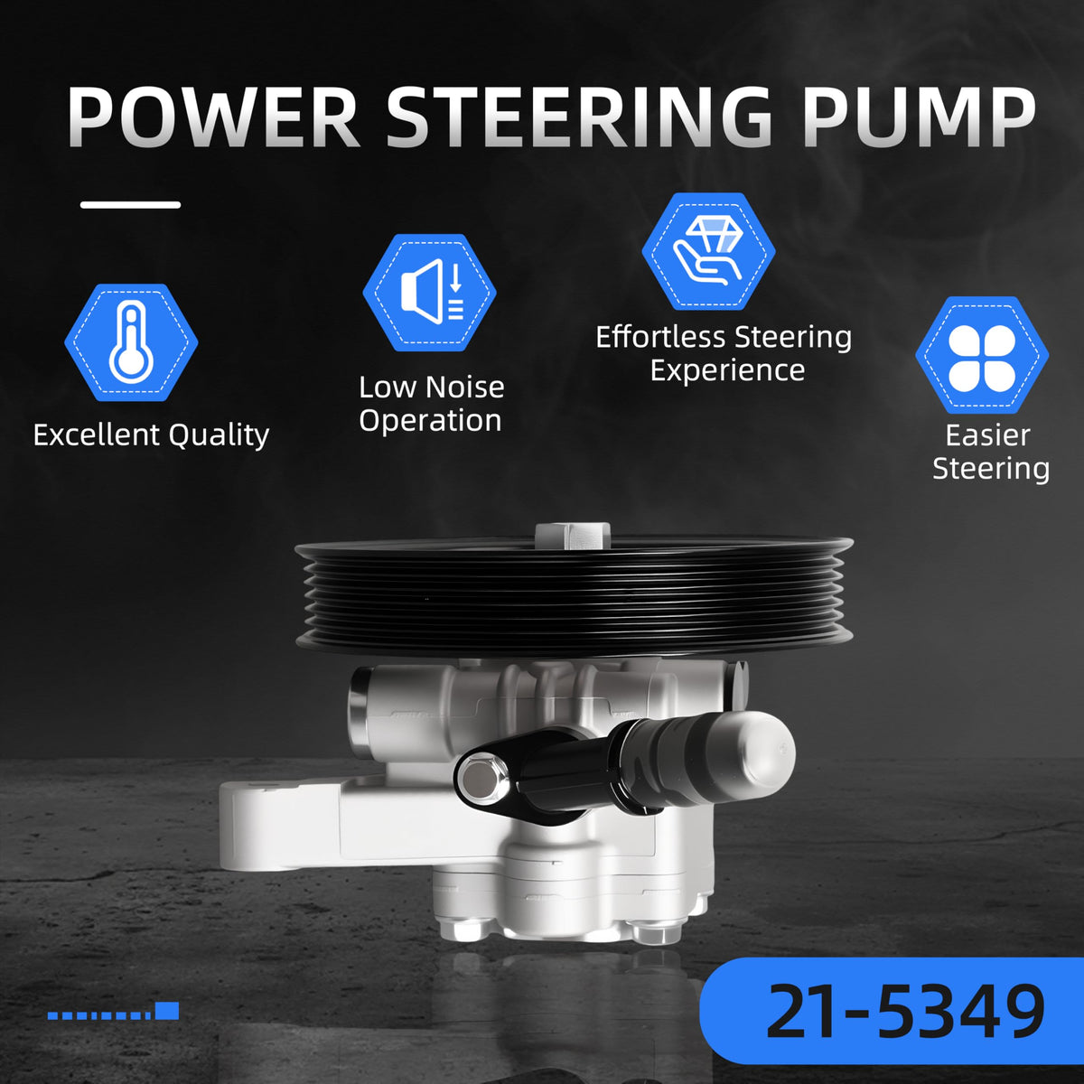 Loautong pump side profile illustrating compact design for easy installation