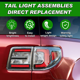Lochnchn packaged tail light with label showing safe delivery and part confirmation benefit