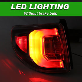 Lochnchn taillight lens close-up highlighting durable ABS and clarity