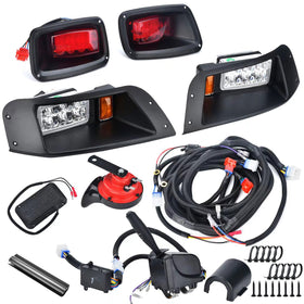 Lochnchn front headlight assembly showing bright LEDs for improved visibility