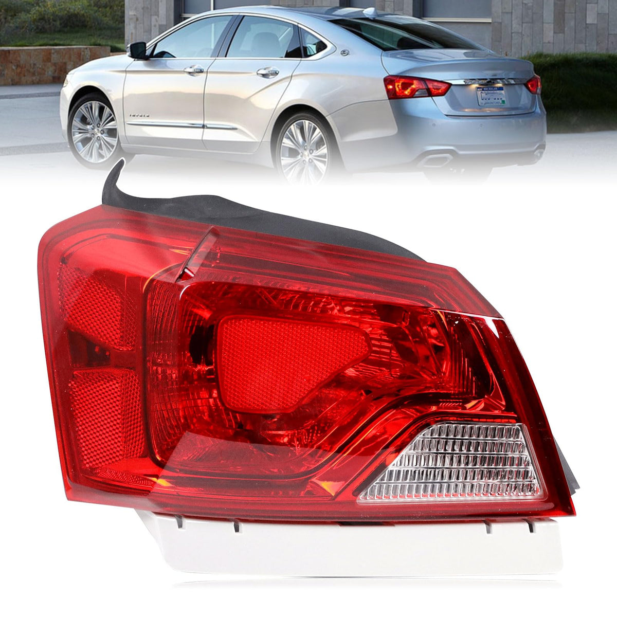 Lochnchn left tail light front assembly showing fit and finish for easy replacement
