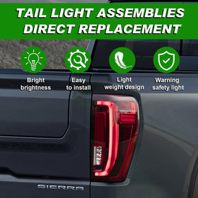 Lochnchn night demo shows bright brake and reverse LEDs for safety