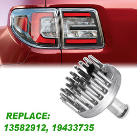 Lochnchn tail bulb installed in GMC Acadia tail lamp improving visibility