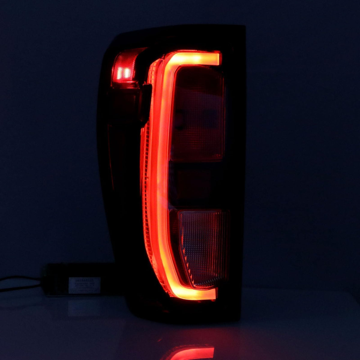 Lochnchn tail light installed on GMC Sierra demonstrating correct fit and finish