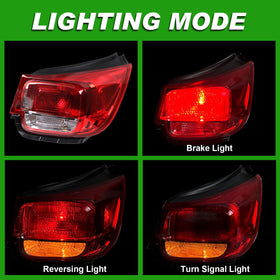 Lochnchn tail light installed on a Chevy Malibu demonstrating correct fit and improved rear visibility