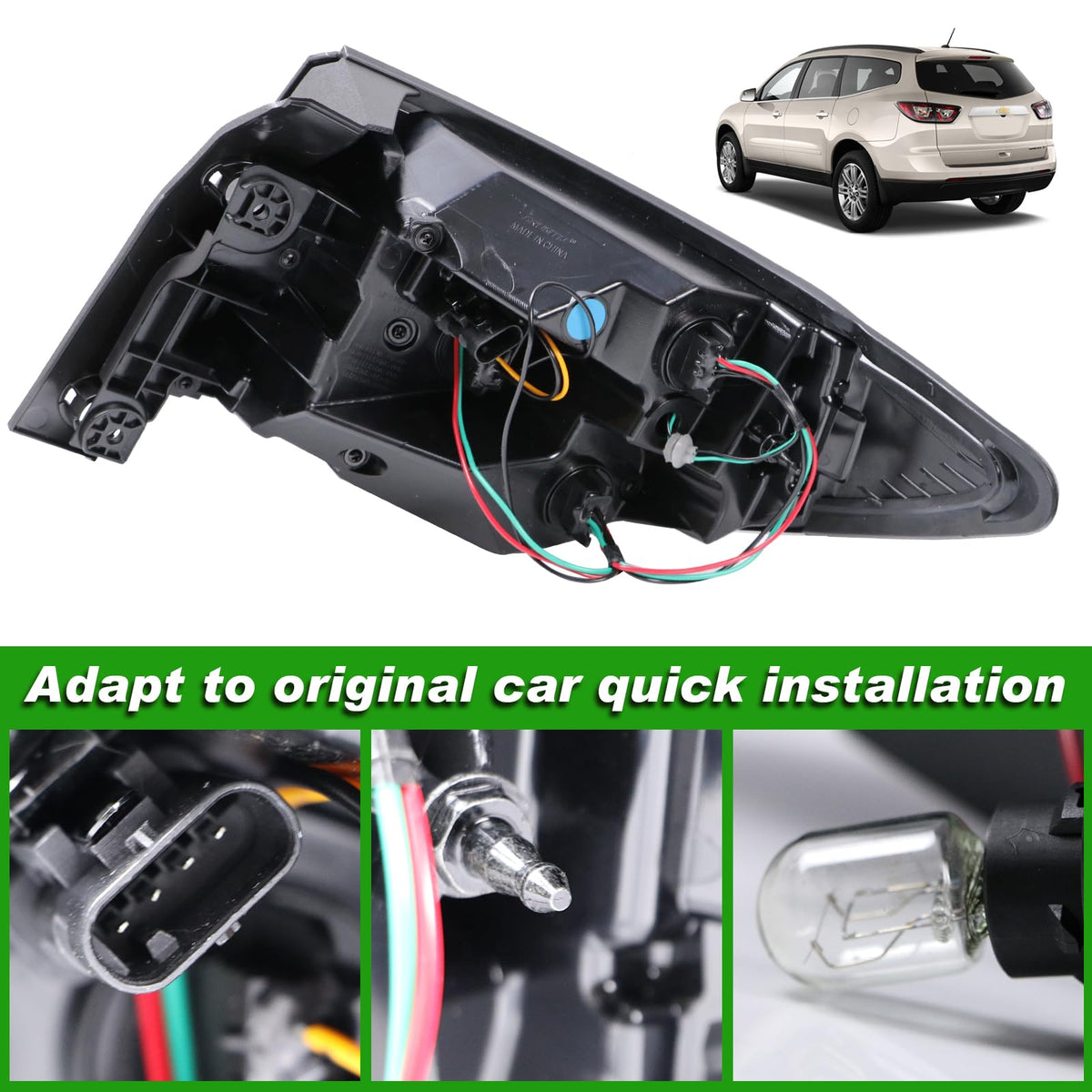 Lochnchn installed on Chevrolet Traverse showing restored rear visibility benefit