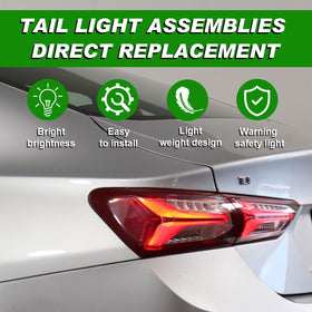 Lochnchn tail light illuminated at night on Malibu, demonstrates improved nighttime signaling