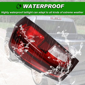Lochnchn tail light held in hand showing scale and lightweight replacement design