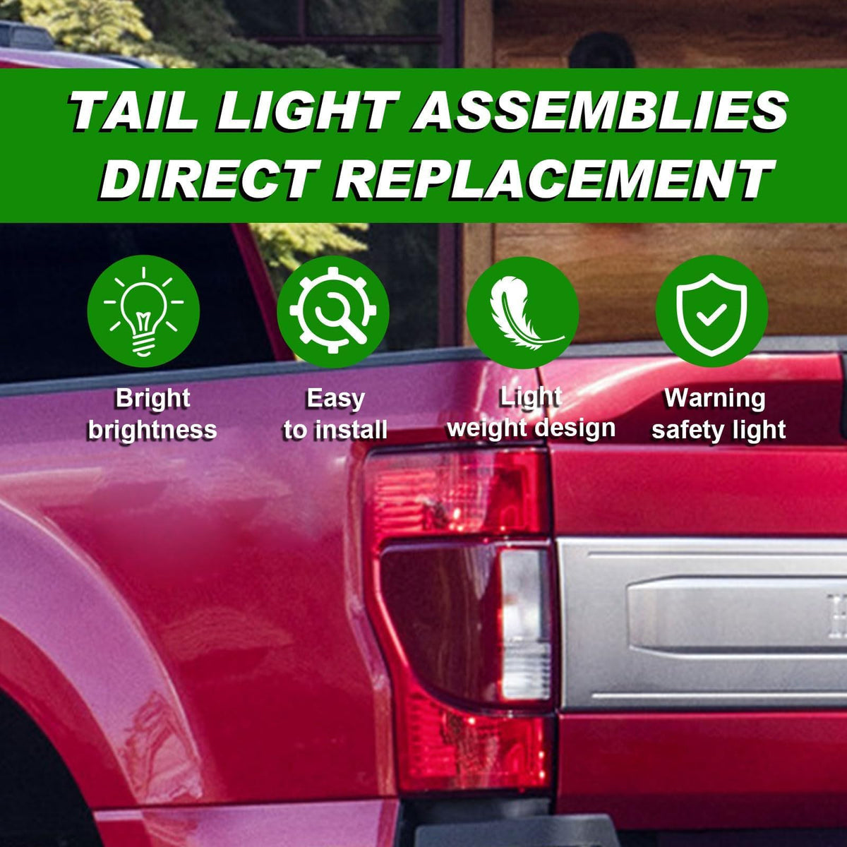 Lochnchn tail light weather seal detail for water and dust protection