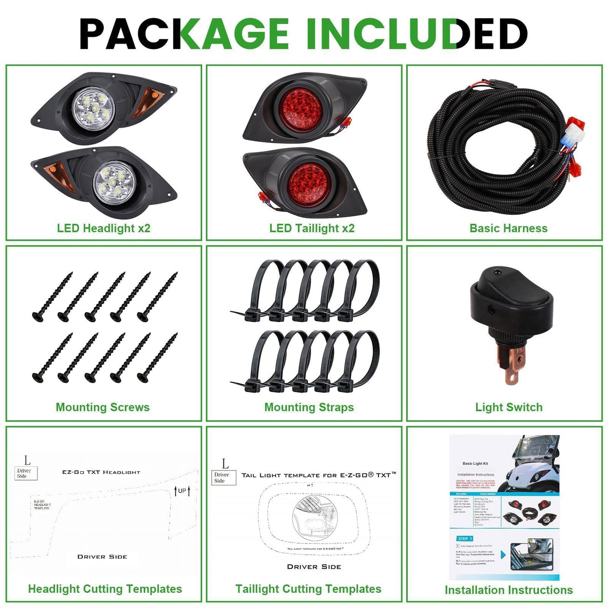 Lochnchn wiring harness layout illustrating plug-and-play convenience