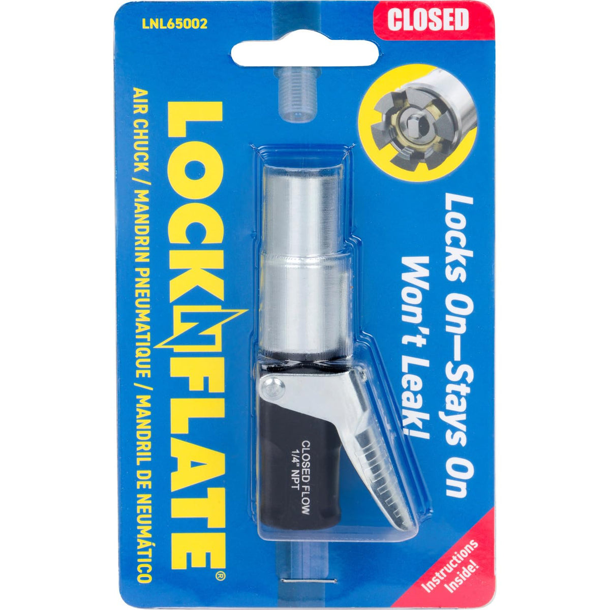 LockNFlate displayed in garage setting showing professional, durable benefit