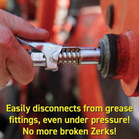 LockNLube adapters and accessories displayed for versatile fitting access