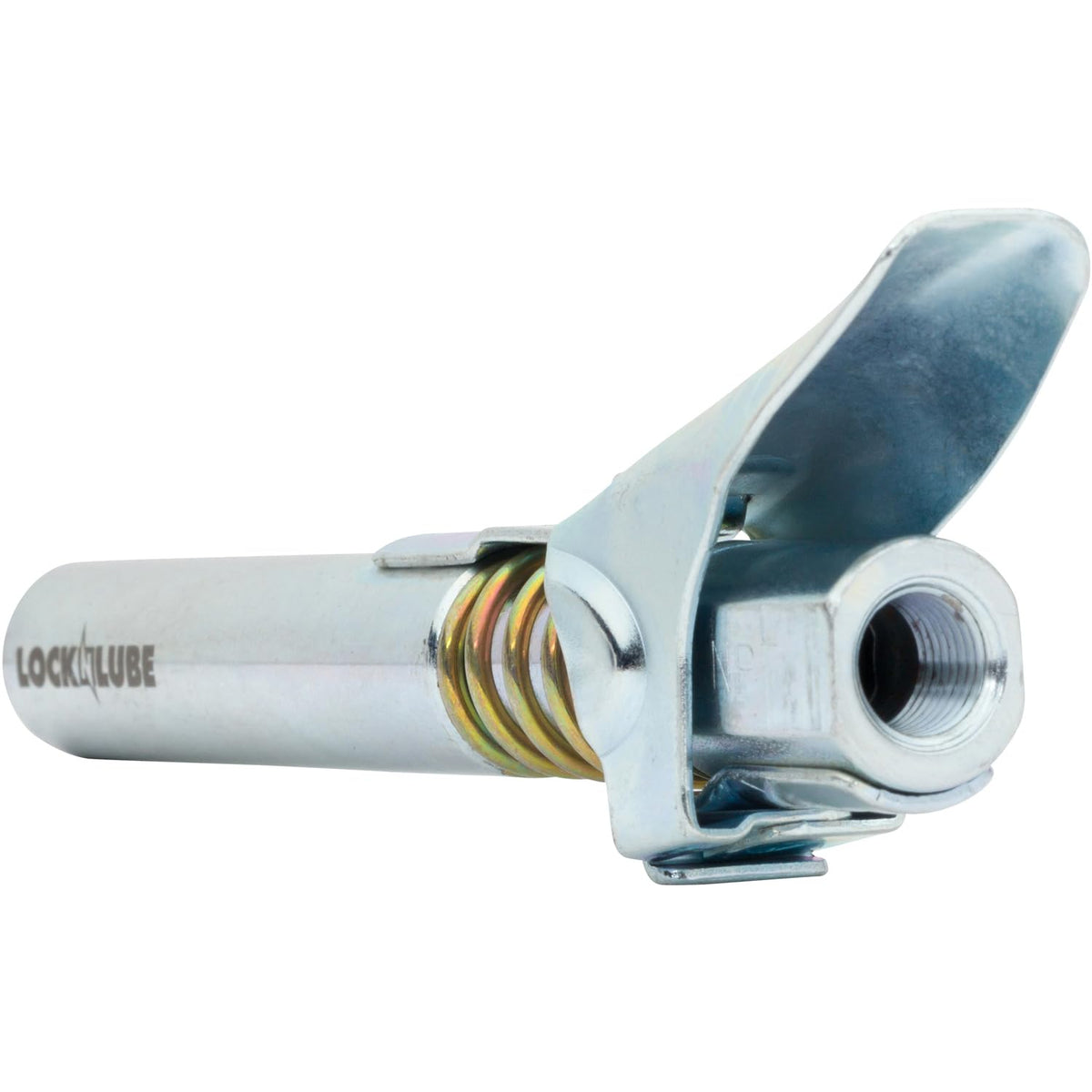 LockNLube product packaging and label showing ready-to-install benefit