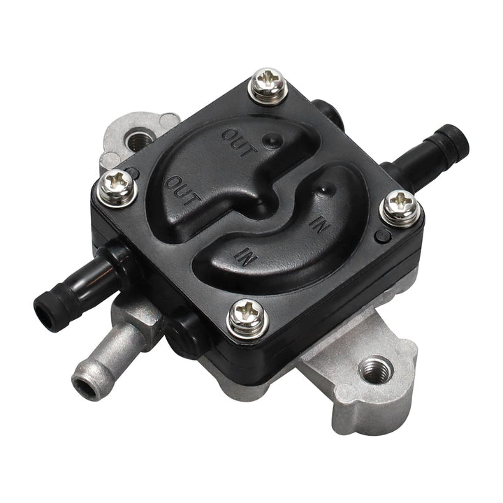 LOCOPOW front view of replacement fuel pump showing compact design and easy fit