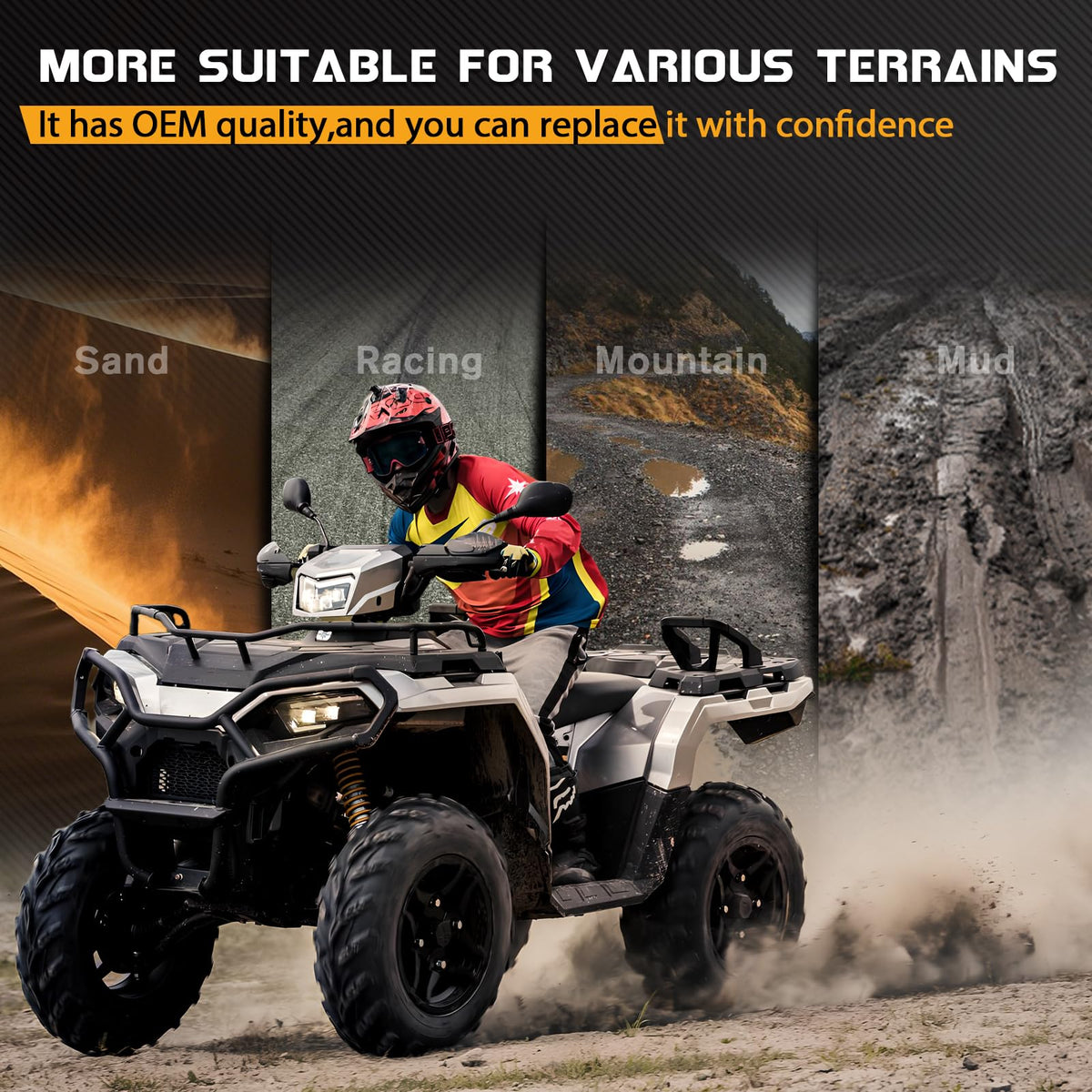 LOCOPOW labeled fitment sheet including compatible Polaris models for clear selection