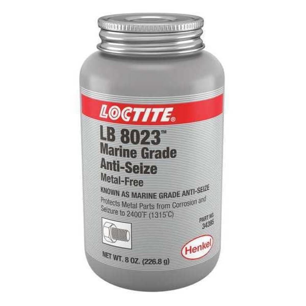 Loctite 299175 front can showing label and 8 oz size, protecting threaded parts