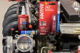 Loctite 504466 applied from tip with precise control for mess‑free thread coating