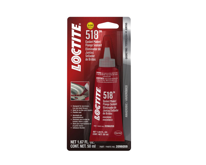 Loctite 518 front packaging showing tube and label for easy identification