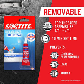 Loctite twelve 6 ml tubes displayed for workshop-ready supply benefit