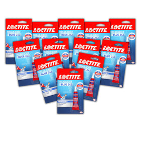 Loctite tube front packaging showing brand and medium-strength benefit