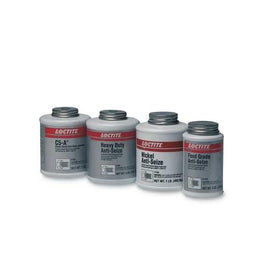 Hand holding Loctite 8 fl oz can to show scale and convenient brush-top handling benefit