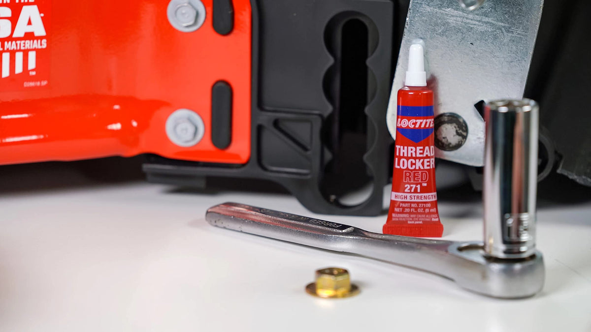 Open Loctite tube showing consistency, ready-to-use for permanent sealing