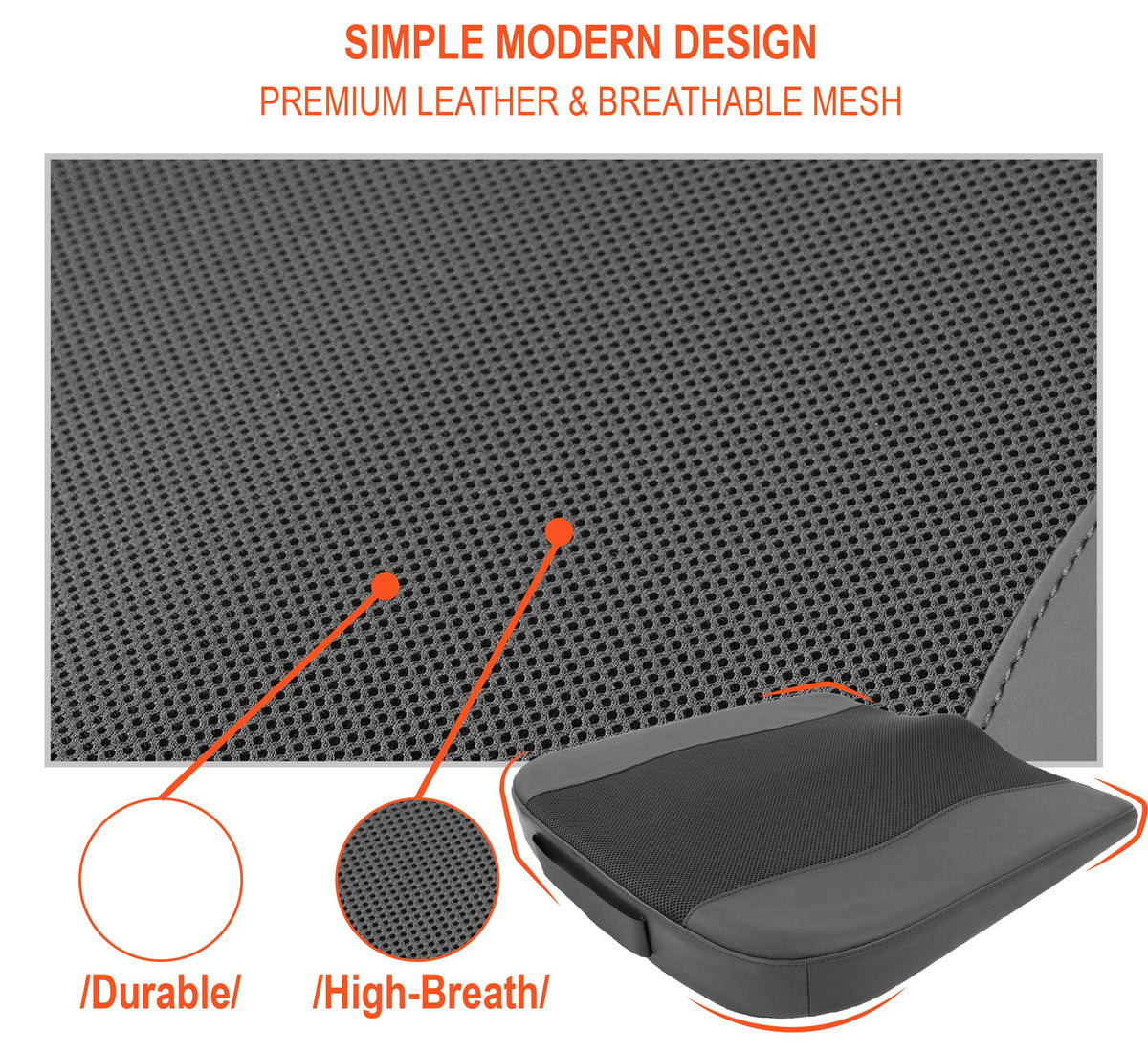 Lofty Aim easy-clean leather surface resisting stains and simplifying upkeep