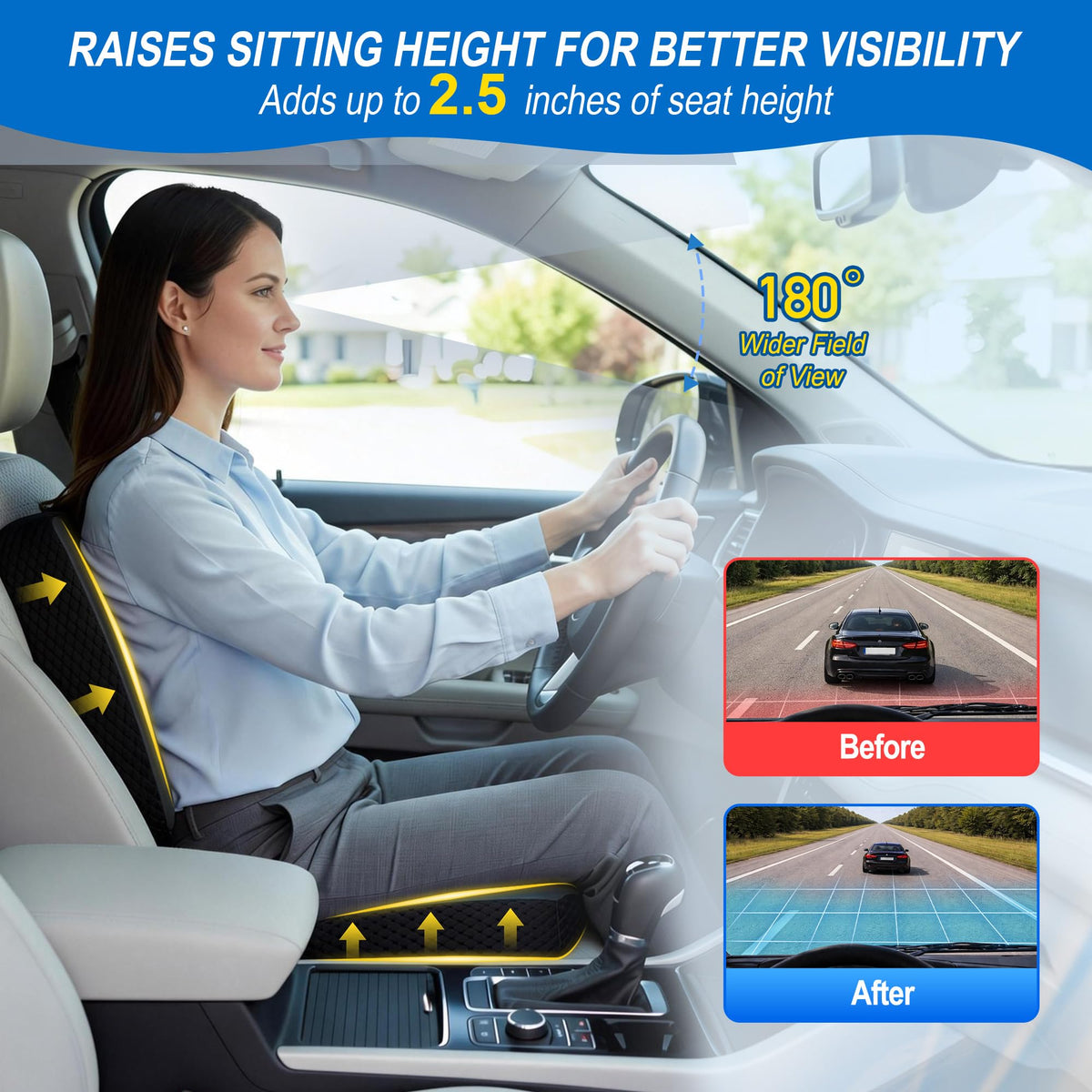 Lofty Aim dual adjustable straps demonstrating secure positioning benefit