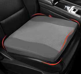Lofty Aim front view of car seat cushion showing ergonomic shape and improved posture