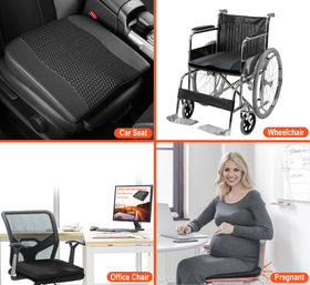 Lofty Aim installed on office chair offering ergonomic support at desk