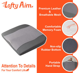 Lofty Aim installed in a driver seat improving seating position and comfort