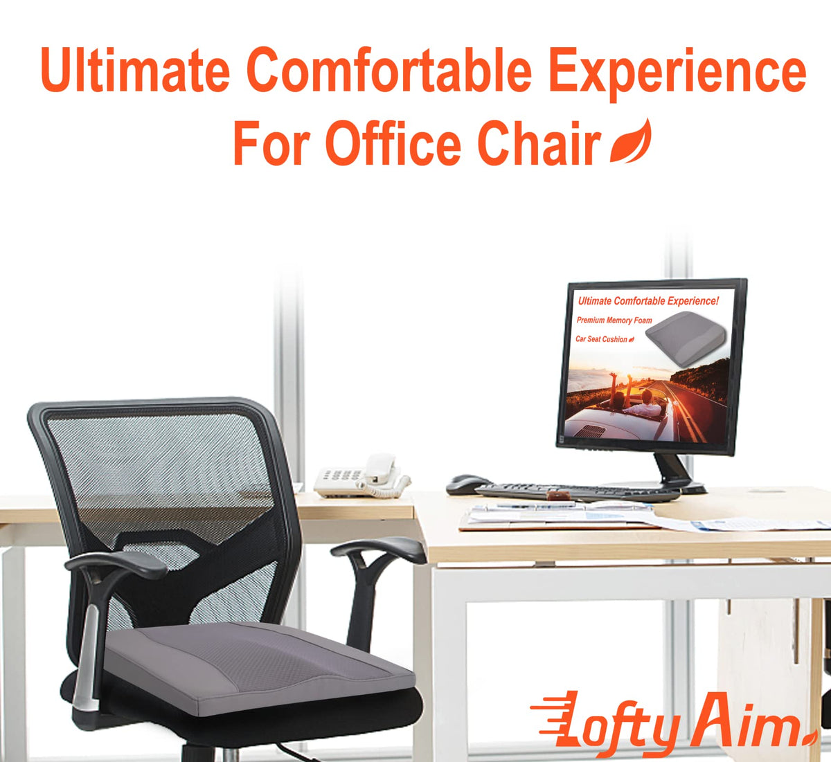 Lofty Aim non-slip base detail providing stable placement during driving
