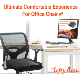 Lofty Aim non-slip base detail keeping the cushion secure while driving