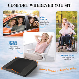 Lofty Aim on office chair showing versatile use for work comfort