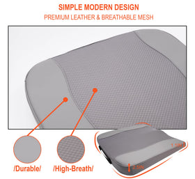 Lofty Aim next to a ruler for clear size and scale comparison of cushion