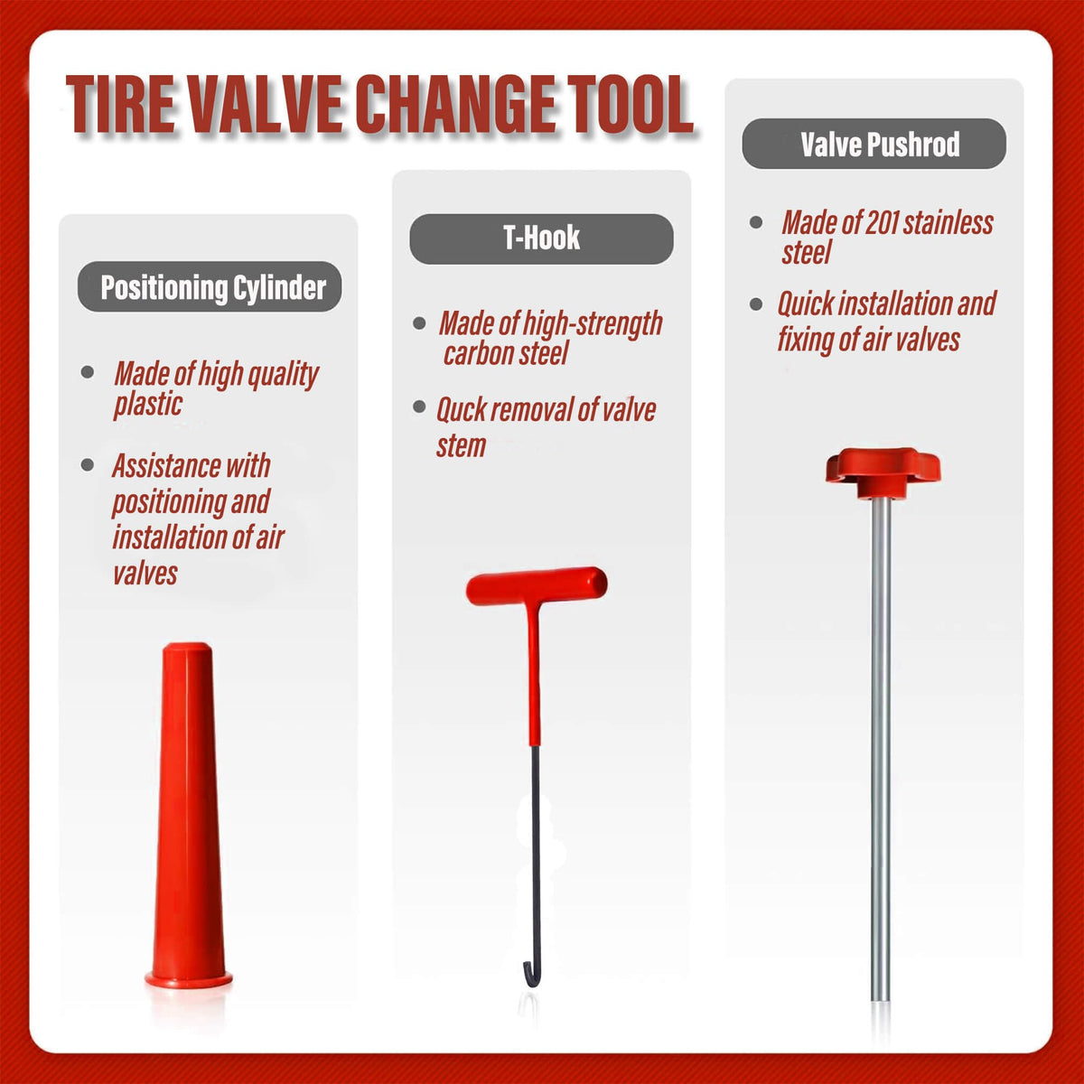 LOGOL close-up of tool threading and tip for secure grip and precise seating